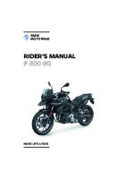 BMW F800GS- Owners Manual 2023 EN